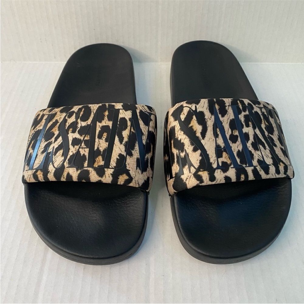 All Saints Signet Slide Sandals NWT